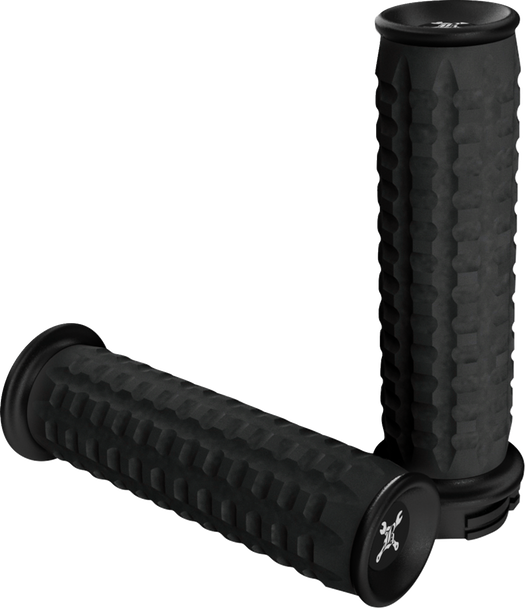 Burly Brand B16-1009TB Hawk Grips - TBW - Black Textured