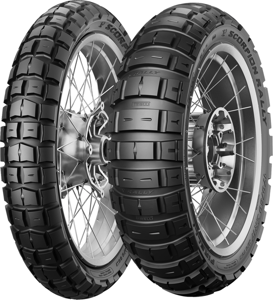 Pirelli 2439200 Tire - Scorpion Rally - Front - 120/70-19 - 60T