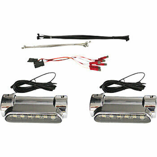 CUSTOM DYNAMICS CD-CB-AW-UNV-C Engine Guard Light - Universal - Chrome