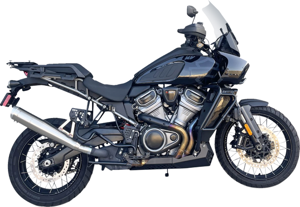 Bassani Xhaust 1P187SS 4" Stainless Steel Slip-On Exhaust - Silver