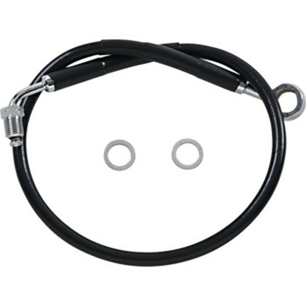 Drag Specialties 1741-5830 Brake Line - Softail '18+ - Black