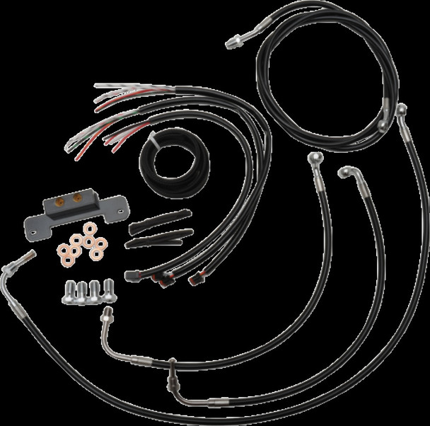 LA CHOPPERS LA-8055KT2-13B CABLE KIT CB13" FL17+NOAB