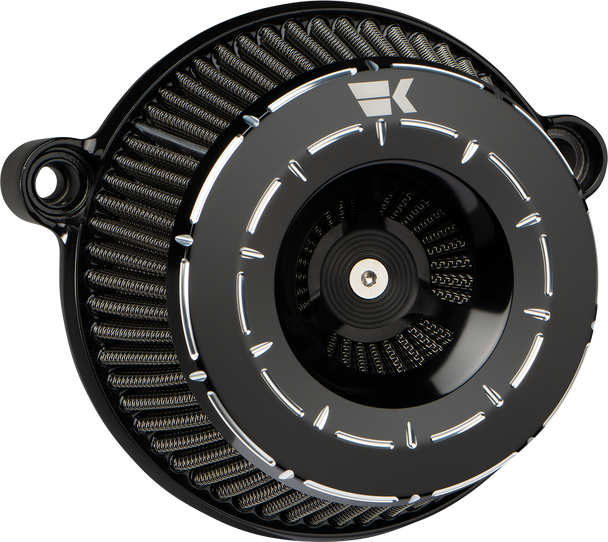 Khrome Werks 250210 Instigator Air Cleaner - Tracer - Black - Twin Cam