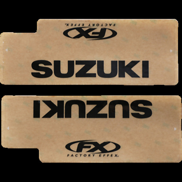 FACTORY EFFEX 08-38404 FX LWR FK CLR/BLK FOR SUZUKI
