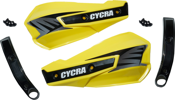 Cycra 1CYC-1029-55 Replacement Vortex Handshields W/ Abrasion Guards - Yellow