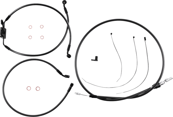 Magnum Shielding 4871128 Black Pearl Designer Handlebar Installation Kit
