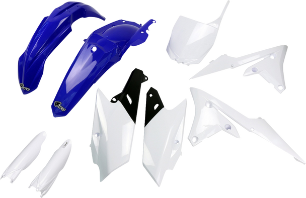 UFO YAKIT318F@999 Body Kit - Oem Blue/White - for Yamaha - Yz 14-18