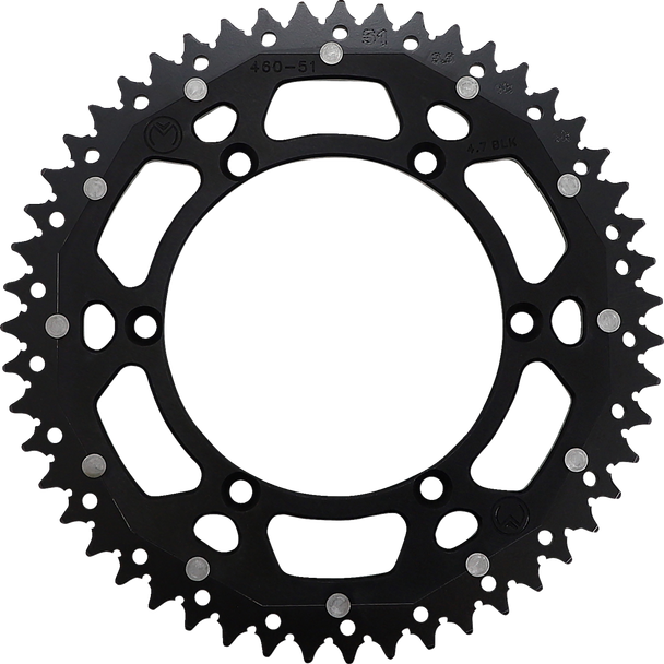MOOSE RACING HARD-PARTS 1210-1496 SPROCKET DUAL MSE 51 BK