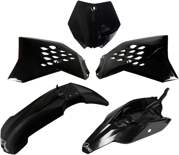 UFO KTKIT525@001 Replacement Body Kit - Black - for Ktm - Sx 12-15