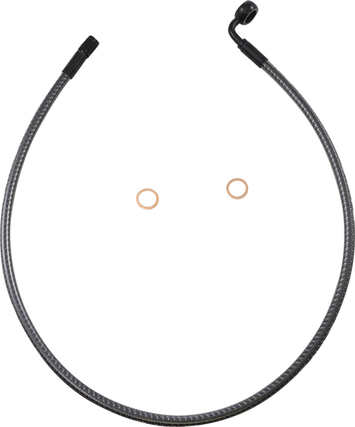 Magnum Shielding AS778030 Brake Line - Front - 12 mm - 90° - 30" - Karbonfibr