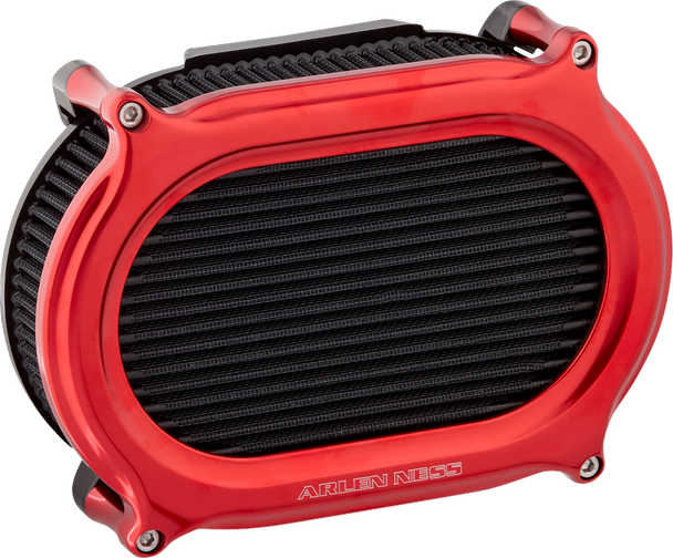 Arlen Ness 600-188 Performance Air Filter Kit - Stage II - Red