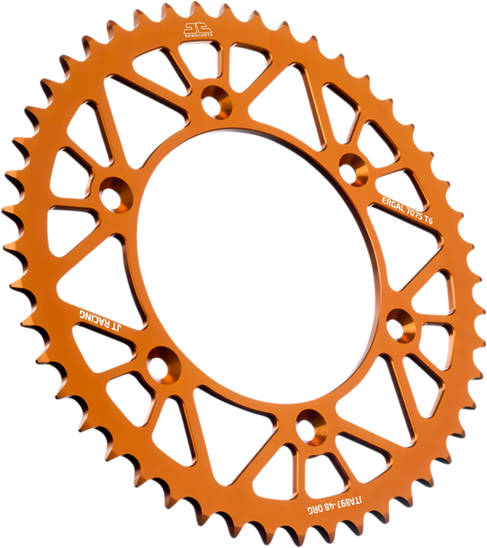 JT Sprockets JTA897.48ORG Rear Sprocket - Orange - 48-Tooth