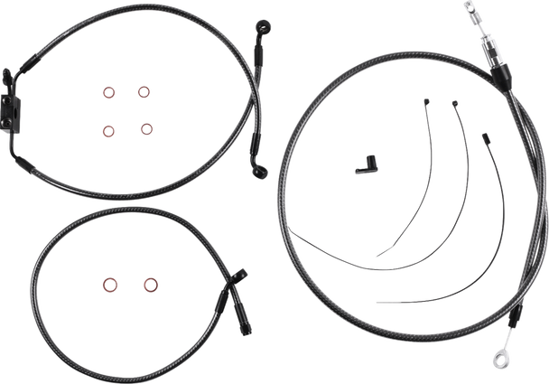 Magnum Shielding 7871126 Karbonfibr Designer Handlebar Installation Kit