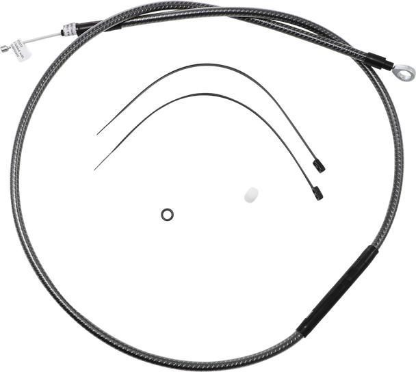 Magnum Shielding 72252HE High-Efficiency Polished Karbonfibr Clutch Cable