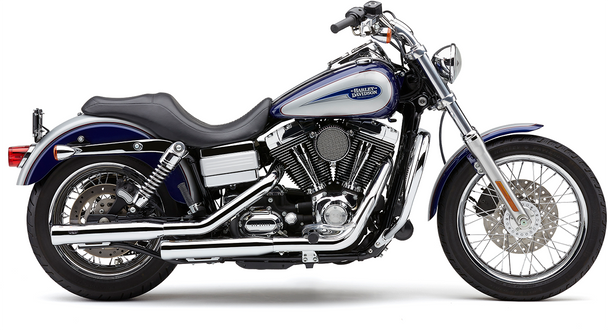 Cobra 6045 Neighbor Hater Slip-On Mufflers - 3" - 91-17 Dyna - Chrome