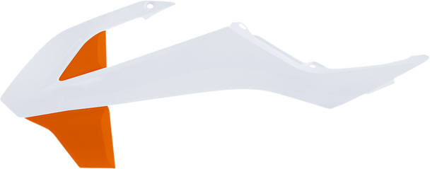 Acerbis 2449706813 Radiator Shroud - 16 Orange/20 White