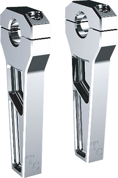 Todd'S Cycle Td-R21-06 Risers - 1-1/8" Clamping - 6" Rise - Chrome