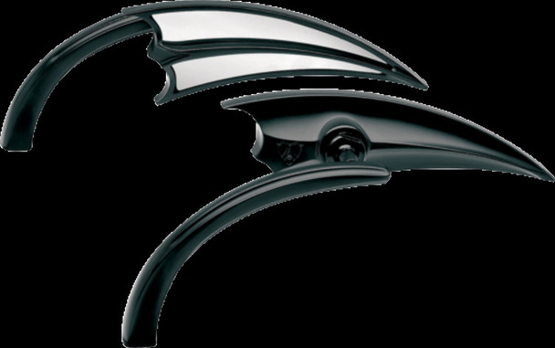Arlen Ness 13-028 Black Ness Micro Die-Cast Mirror