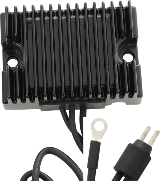 Drag Black Premium Voltage Regulator 22A for Harley 92-93 Sportster XL 74523-92