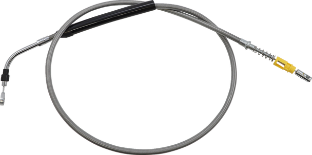 La Choppers LA-8058C19 Stainless Steel Braided Clutch Cable - 21-22 Fltr