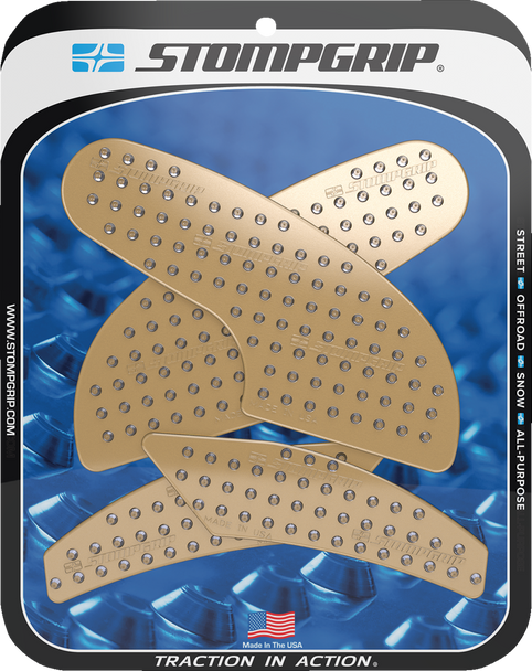 Stompgrip 55-10-0146C Tank Grips - Clear - for Ducati - Supersport 17-24