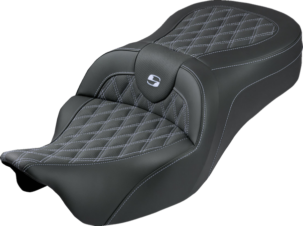 Saddlemen 808-07B-182S05 Roadsofa King Seat - w/o Backrest - FLH/FLT 08-25