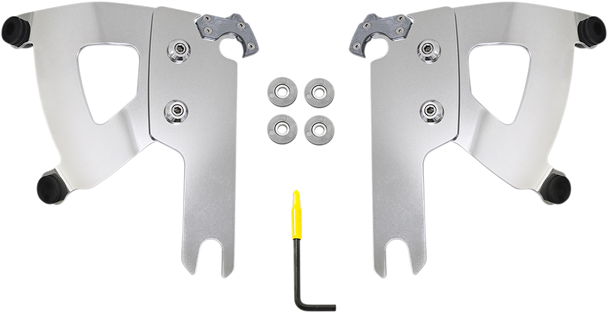 Memphis Shades MEK2039 Road Warrior Mounting Kit - Polished - Flhr