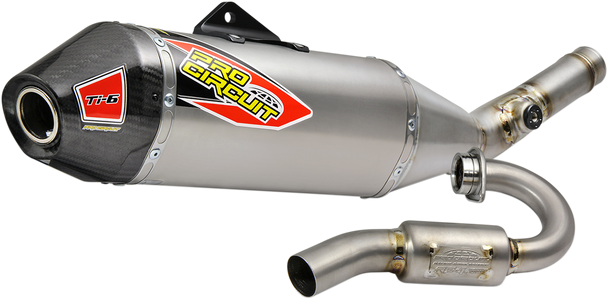 Pro Circuit 0321725F Ti-6 Exhaust System with Carbon End Cap