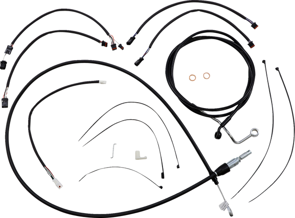 Magnum Shielding 4861131 Xr Handlebar Installation Kit - 21-24 Flhrxs - Black