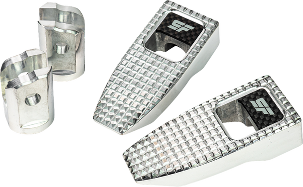 Slyfox SF-903-01-2 Speed Pegs - Silver Polished - Front