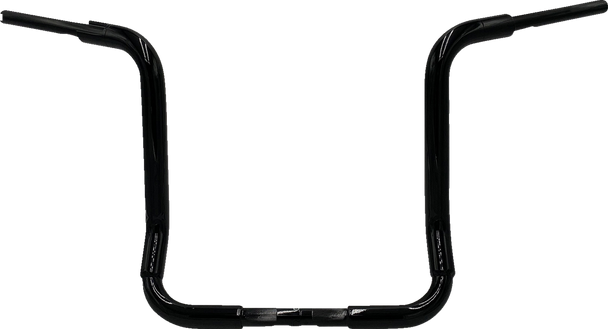 Fat Baggers Inc. 813016-B 1-1/2" Ez Install Rounded Top Handlebar - 16" - Black