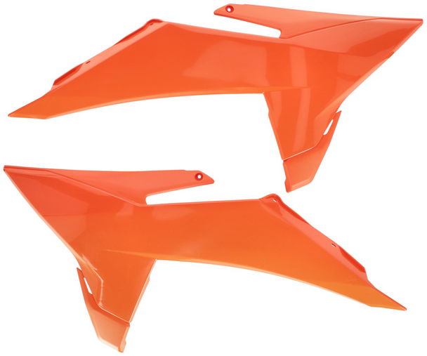 Acerbis 2986565226 Radiator Shrouds - 16 OEM Orange
