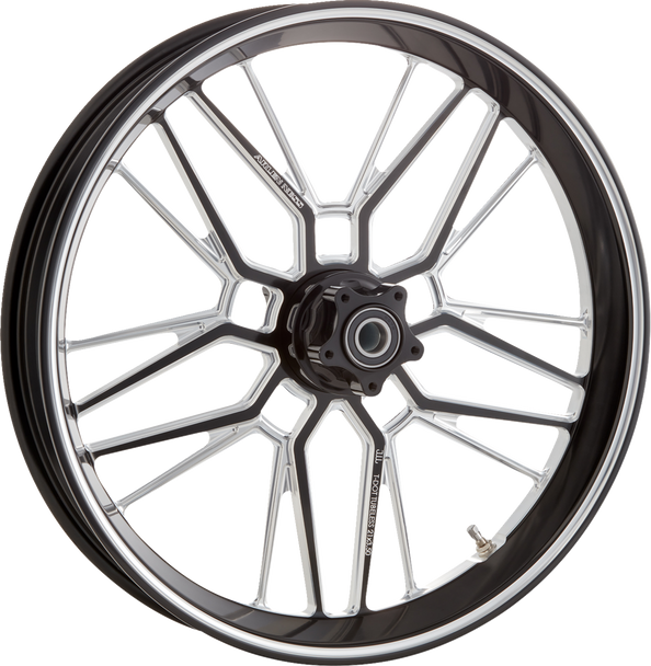 Arlen Ness 330-025 Rim - Split-Spoke - Black/Contrast Cut - 21x3.5