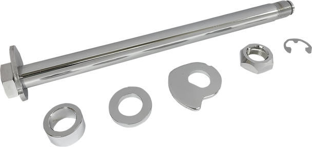 Drag Specialties Axle Kit - Rear - Chrome - Flt