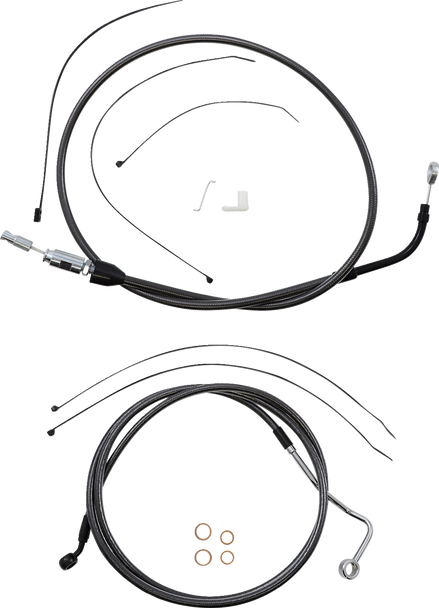 Magnum Shielding 4871174 Black Pearl Designer Handlebar Installation Kit