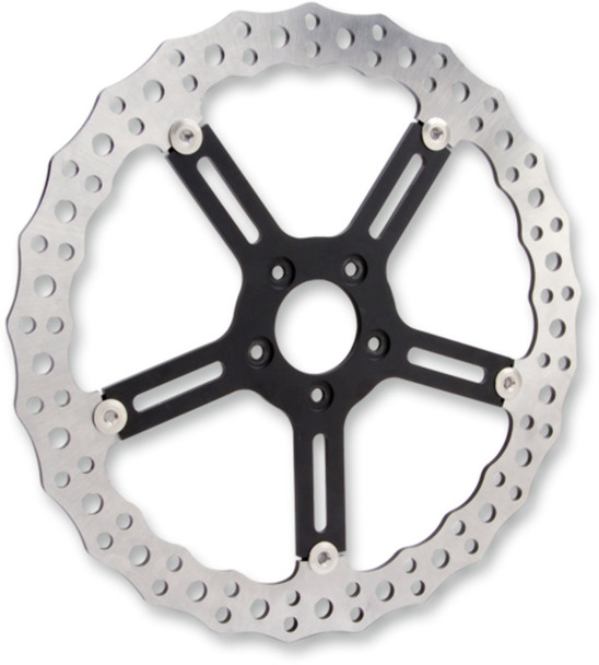 Arlen Ness 15&Prime, Oversize Jagged Right Hub Mount Rotor 02-992