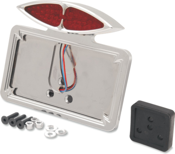 DRAG SPECIALTIES 2030-0172 LICENSE MNT DECO 3-HOLE