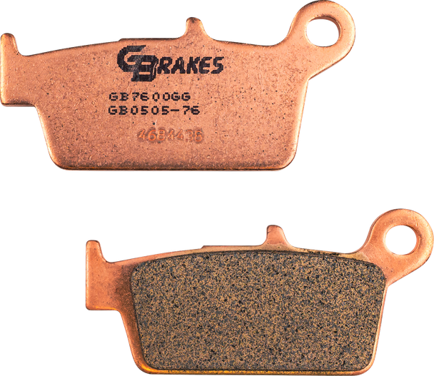 Gbrakes GB0505-76 Brake Pads - Sintered - Rear