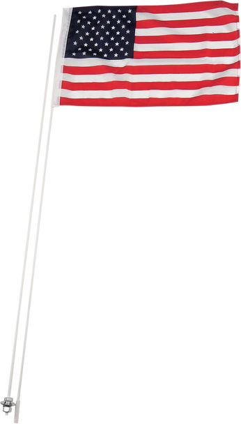 Atlantis A90065 Flag Pole and Mount - with 12' X 19" Flag - U.S.A. - 5 Pack