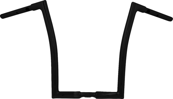 Fat Baggers Inc. 748016-B 1-1/4" Ez Install Flat Top Handlebar - 16" - Black