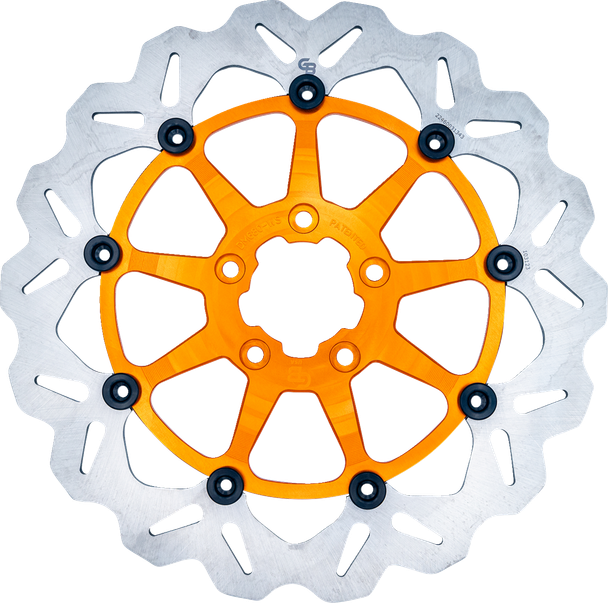 Gbrakes DF680CWS-O Brake Rotor - Front - Orange