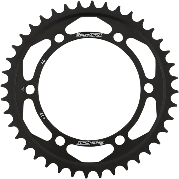 Supersprox RFE-499-40-BLK Rear Sprocket - 40 Tooth