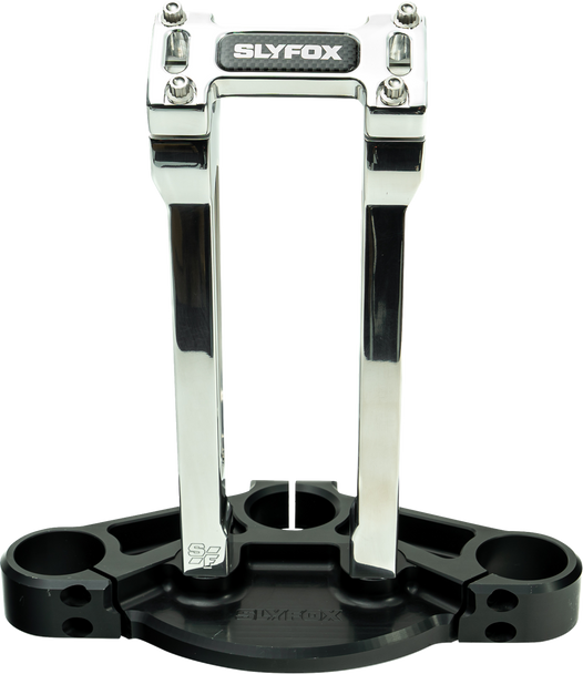 Slyfox Sf-1001-10-R Handlebar Riser Kit - Straight - 1" Clamping - Raw