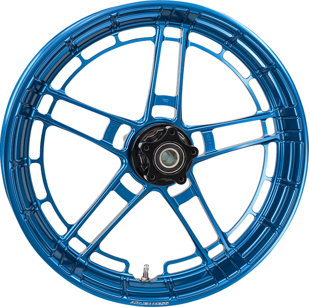 Arlen Ness 330-047 Rim - Flatline - Front - Blue - 19x3.25