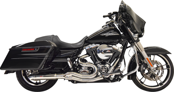 Bassani Xhaust 1F67C 2:1 Exhaust - Hotrod - Chrome
