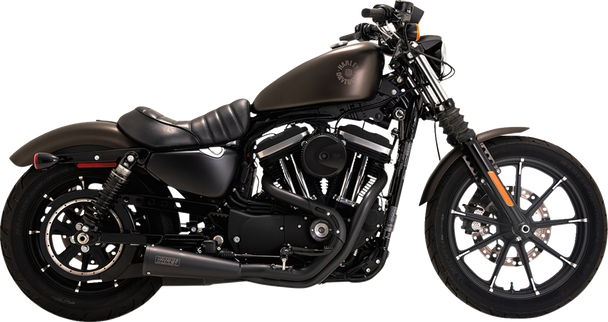 Vance & Hines 47627 Upsweep 2-into-1 Exhaust System - Stainless Steel - Black