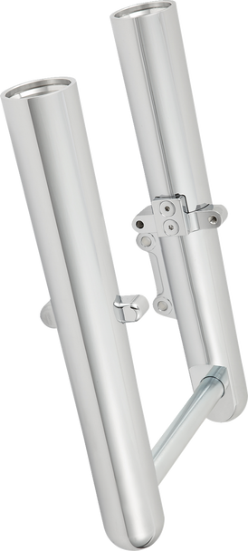 Arlen Ness 40-533 Fork Legs - Chrome - Smooth - Single Disc