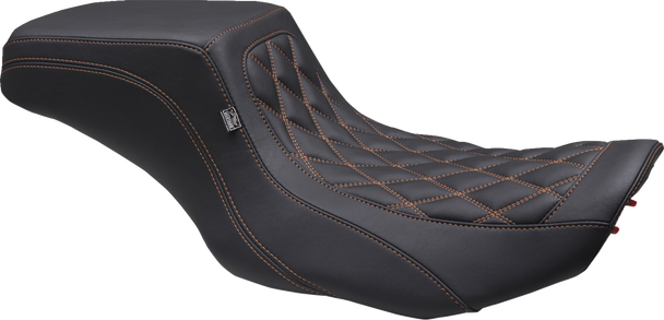 Mustang 88416MO One Piece 2-Up Squareback Seat - FLH/FLT 23-25