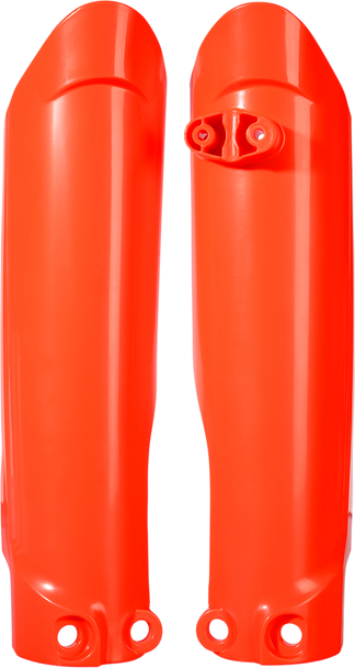 Acerbis 2791514617 Lower Fork Covers for Inverted Forks - Fluorescent Orange