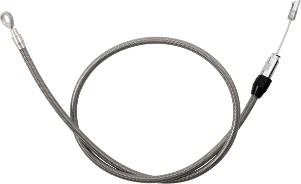 Drag Specialties 0652-2843 Quick Connect Clutch Cable - Upper - Stainless Steel